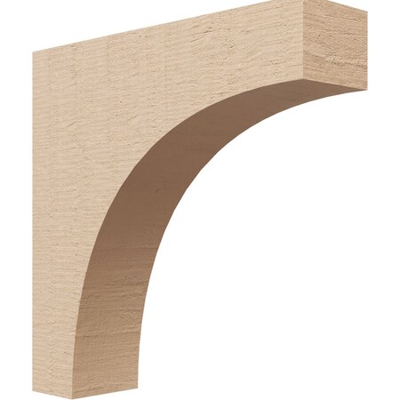 Ekena Millwork 3"W x 12"D x 12"H Thin Stockport Rough Cedar Woodgrain TimberThane Corbel, Primed Tan CORUR03X12X12STORCPR